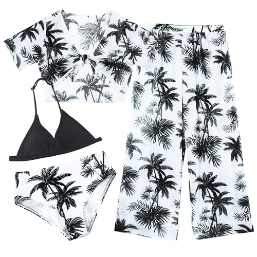 Maillot de bain fille 8-12ans idéal vacances tropicales