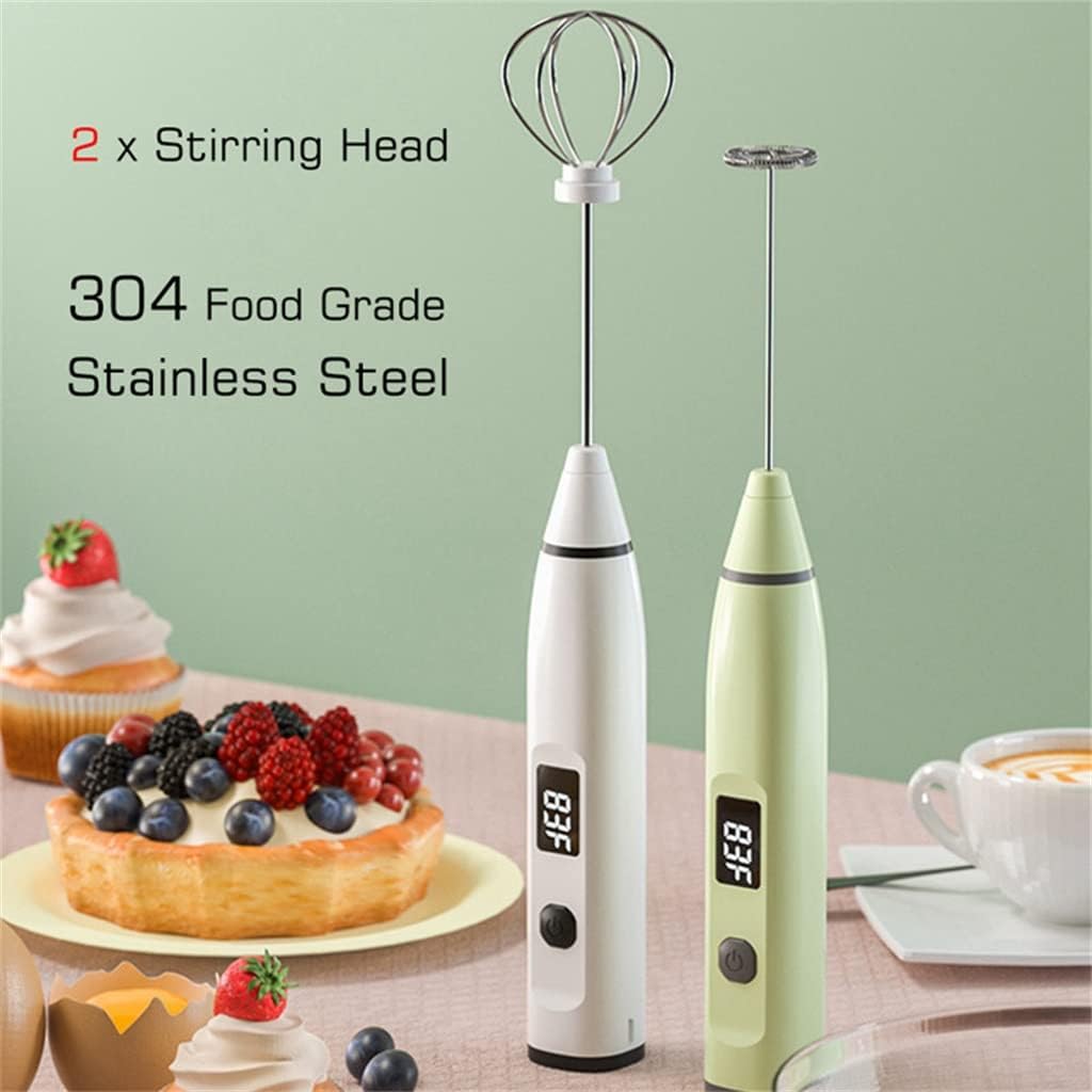 Mixer Milk Frother Portable Blender Mini Stirrer Chargeable Eggbeater (Color : B Size : As the picture shows) (A As the picture shows)