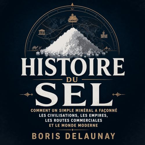 Couverture de Histoire du sel : Comment un simple min&eacute;ral a fa&ccedil;onn&eacute; les civilisations, les empires, les 