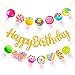 Candyland Happy Birthday Party Banners 3Pcs Candy Party Cutout Banners Lollipop Party Decorations for Candyland Party Baby Shower Supplies