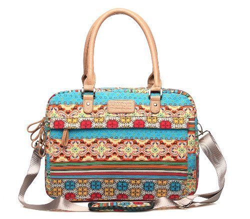 KAYOND 13-13.3 Inch Fashion Bohemian Style Canvas Fabric Laptop Notebook Tablet Messager Shoulder Bag For Macbook Pro/Ai Dell HP Lenovo ASUS Acer ThinkPad Samsung (13-13.3 Inches, Bohemian Style) KAYOND 13-13.3 Inch Fashion Bohemian Style Canvas Fabric Laptop Notebook Tablet Messager Shoulder Bag For Macbook Pro/Ai Dell HP Lenovo ASUS Acer ThinkPad Samsung (13-13.3 Inches, Bohemian Style)