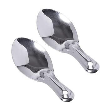 Plain Stainless Steel Spoon for Idli (5.1x12.7 cm) - Pack of 2