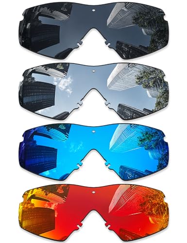 Opiniones de Frame Azul los más recomendados. 45 Combine8 4 pares de lentes de repuesto polarizadas para gafas de sol Oakley Si Ballistic M Frame 2.0/Si M Frame 2.0 OO9047 - Negro + Titanio plateado + Azul hielo + Rojo fuego
