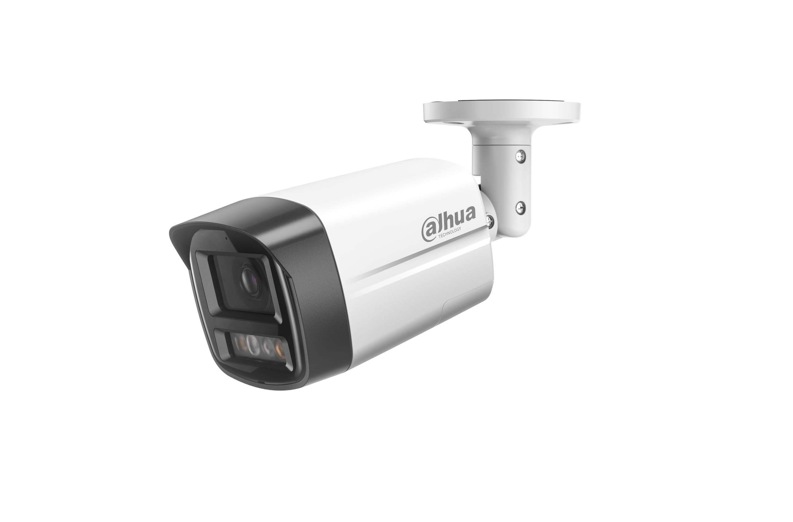 Dahua Kamera sieciowa WizSense Bullet z mocowaniem na ścianie, stałą ogniskową i podwójnym inteligentnym oświetleniem 5 MP z aktywną odstraszającą funkcją IPC-HFW2549TL-S-PV