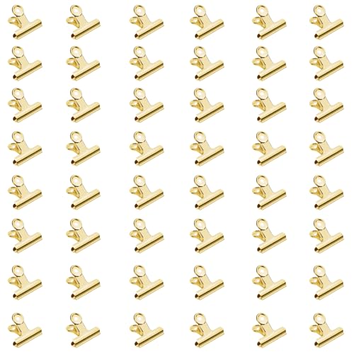 50 Stück Kleine Bulldogge Büroklammern, 22mm Mini Metall...