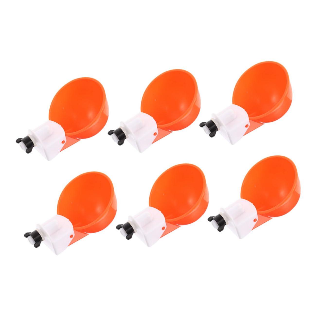 Toddmomy 6 Tazas para Beber Pollo Tazas De Alimentación Automática Tazas para Jaula De Pollo Bebedero Automático para Pollo Bebederos para Pollo Bebederos para Pollo Máquina