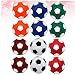 Parliky 12pcs Table Football Ball Mini Replacement Footballs Ball Pattern for Foosball Table Games