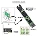 Chenyang M.2 to SFF-8611 Adapter,Oculink SFF-8612 SFF-8611 to NVME PCIe SSD M-Key 2280 22110mm Adapter for Mainboard