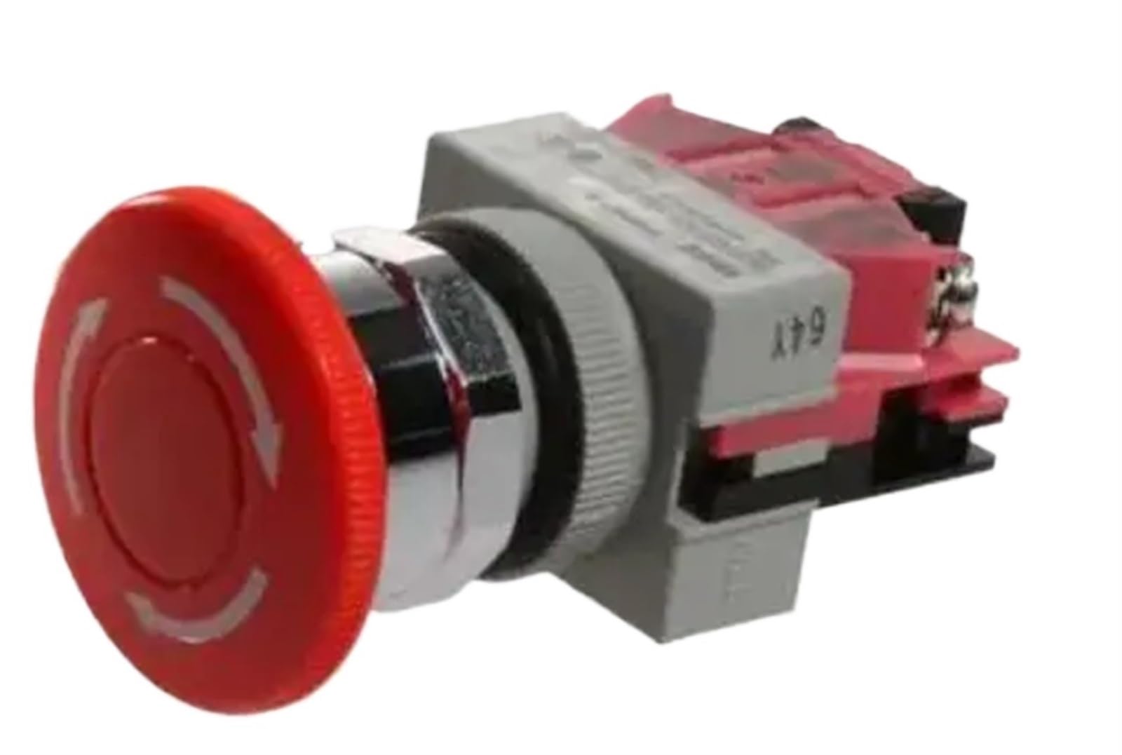 AVW401R AVW401-R Not-Aus-Schalter SPST-NC Pushlock Drehrückstellschraube 10 A 600 V 220 V