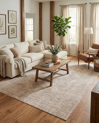 Oregon Collection Ivory Rug for Living Spaces