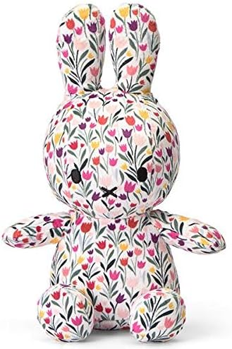 Amazon ミッフィーぬいぐるみナインチェ65周年記念限定オランダチューリップ柄花柄 Miffynijntjeうさこちゃんブルーナ ぬいぐるみ おもちゃ