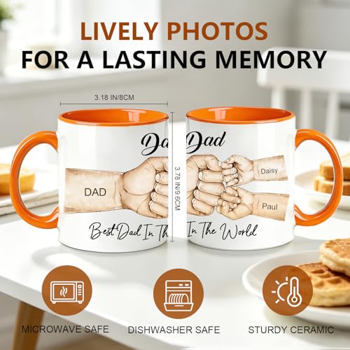Taza Personalizada para Papá Cerámica 11oz miniatura 3