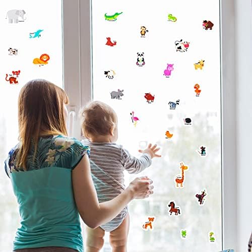 Jelly Stickers Book for Kids 2-4,Reusable Stickers Book for Toddlers,36pcs Animals Stickers ,Quiet Busy Book Preschool Learning Activities for Toddlers Ages 3-6 4 51aBCHb F1L. AC