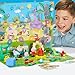PEPPA PIG George's Party Advent Calendar with 24 Surprise Toys and Stickers Including 5 Figures, Preschool Toys for Girls and Boys 3 and Up (Amazon Exclusive)