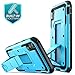 i-Blason Armorbox Series Case Designed for iPhone XR 2018 Release, [Built in Screen Protector] Full Body Heavy Duty Protection Kickstand Shock Reduction Case, Blue, 6.1