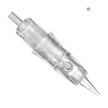 CHUSE C22 Prevents Ink Spitback Safety Tattoo Pro Cartridges Needles Permanent Makeup Needles Box of 10Pcs 1R 0.25