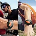 CASENED Tempered Glass Protective Case for Apple Watch Series 10 (2024) 46mm – Ultra-Thin, Scratch-Resistant (Black, Galaxy Watch 7 [40mm]) gallery image
