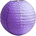 Produktbild Matissa 25,4 cm (25 cm) 6er Pack Papierlaternen Dekoration Hochzeit Craft Lampenschirm (Violett)