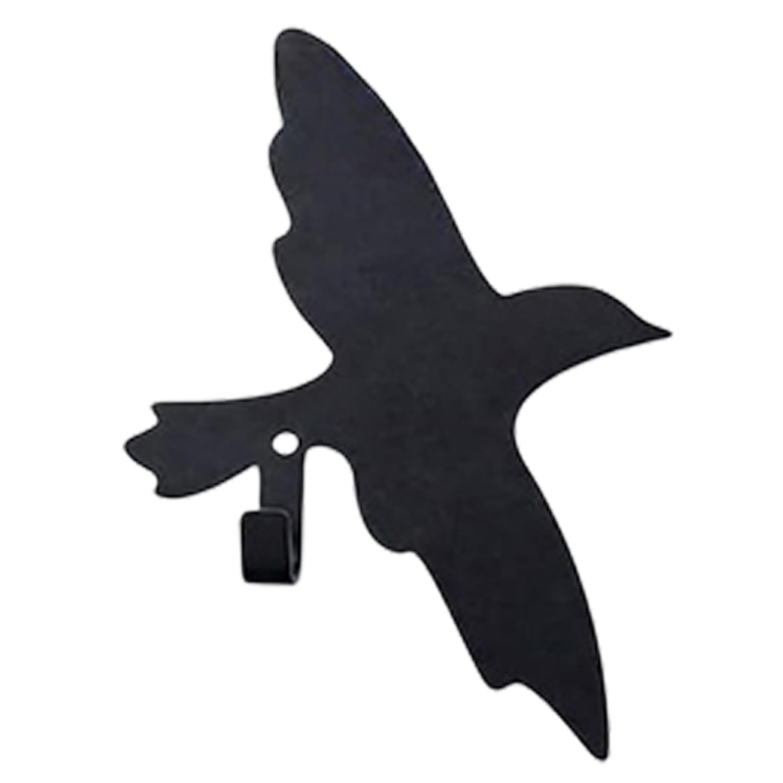 NVOQILIN Practical Black Bird Hook Easy to Installation Hanger Space Saving Storage Solution for Keys Hats and Coat Black Bird Hook