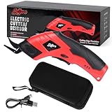 Sellere Cordless Electric Cutter for Cardboard, Fabric Paper, Carpet with carrying case