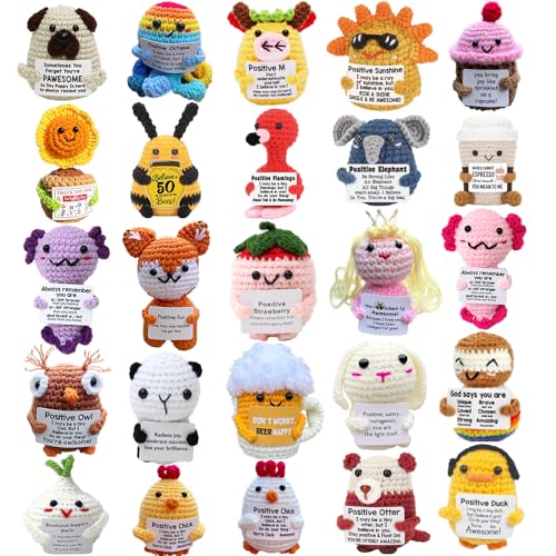 Muñecos de apoyo emocional en ganchillo, el tierno regalo positivo para tus empleados