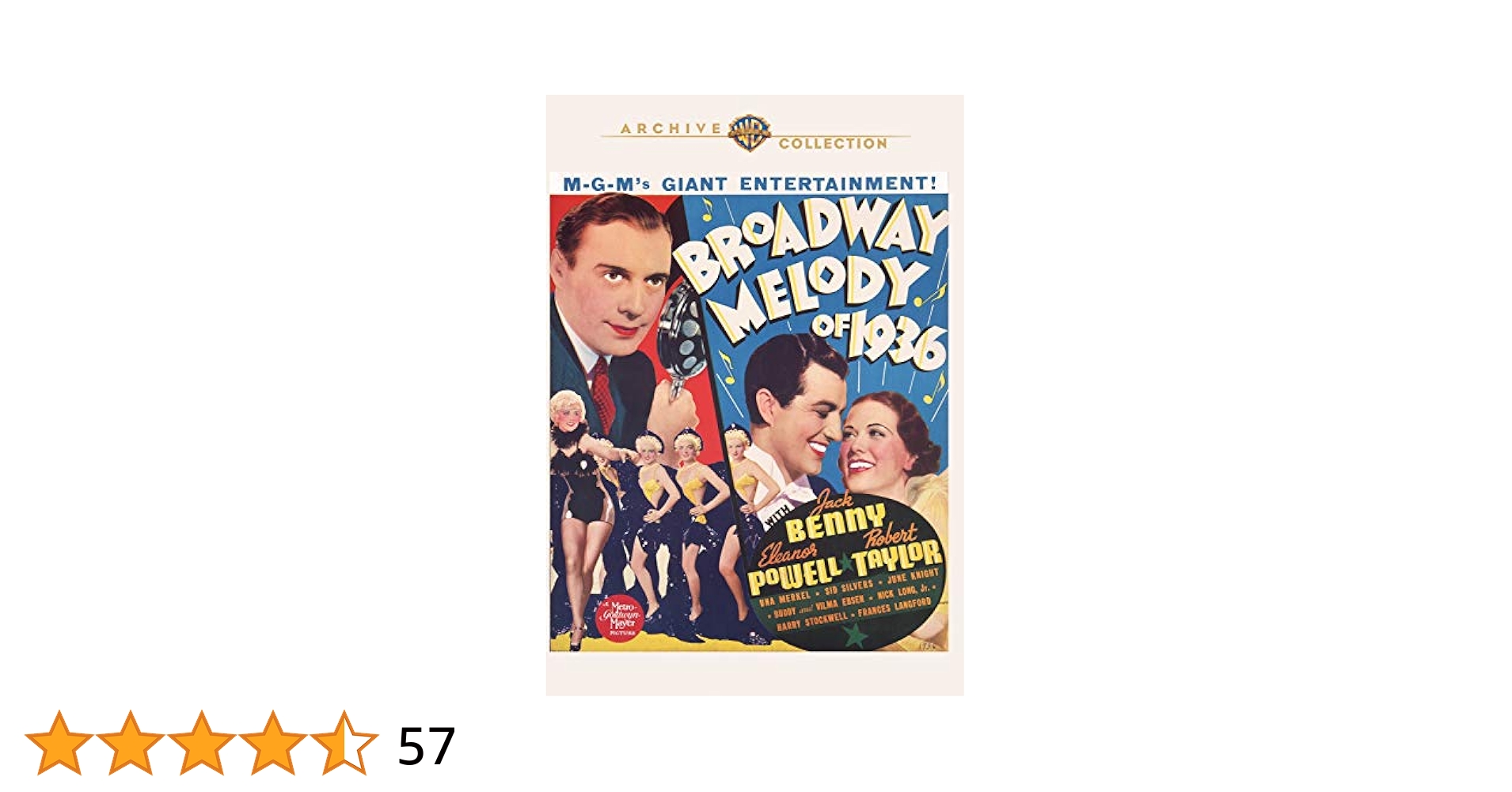 (未使用･未開封品)Story Of: A Musical Documentary [DVD] Amazon.co.jp: Broadway Melody of 1936 [DVD] : Jack Benny