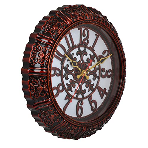 Image of Harbour Analog Stylish New Models Wall Clock with Designer Vintage Look for Home Living Room Hall Bedroom (Size Height 30.5 CM X Width 30.5 CM)- Home Decor Big Size Wall Clock Mz 235 C2