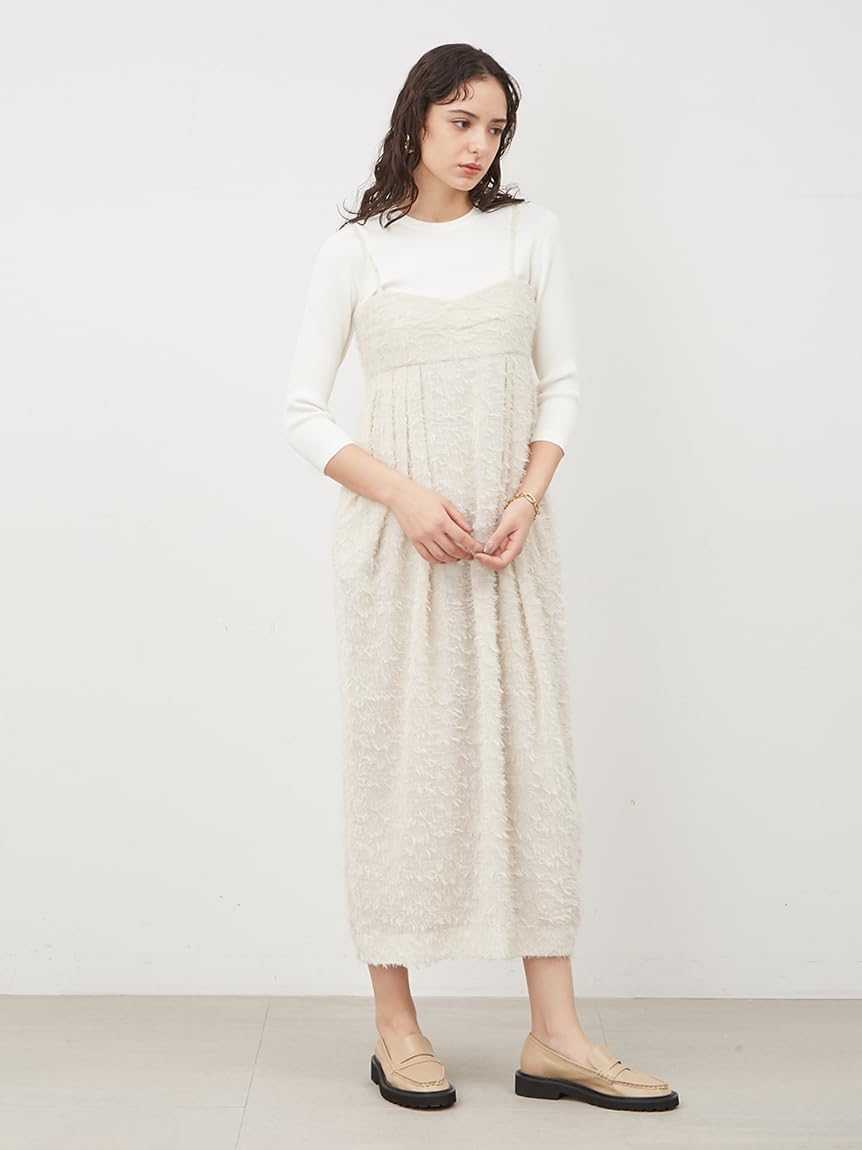 Amazon.co.jp: [ミラオーウェン] バックオープンキャミワンピ