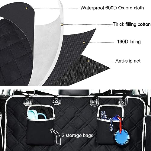 AYBEN Car Boot Liner Protector, for Lexus UX 250h Hybrid 2019-2022 Nonslip Waterproof Pet Dog Back Seat Cover,Durable Washable Cargo Cover Mat Travel - Image 6