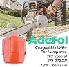 Filtro de Aire Superior para Motosierra Adefol para Husqvarna 362 Special 371 372 XP XPW con Adaptador de Entrada de Aire HD, Perilla y Tornillo de Tuerca de Barra, Piezas de Repuesto para 503817701, 502 20 65-04, 502 20 83-02 4