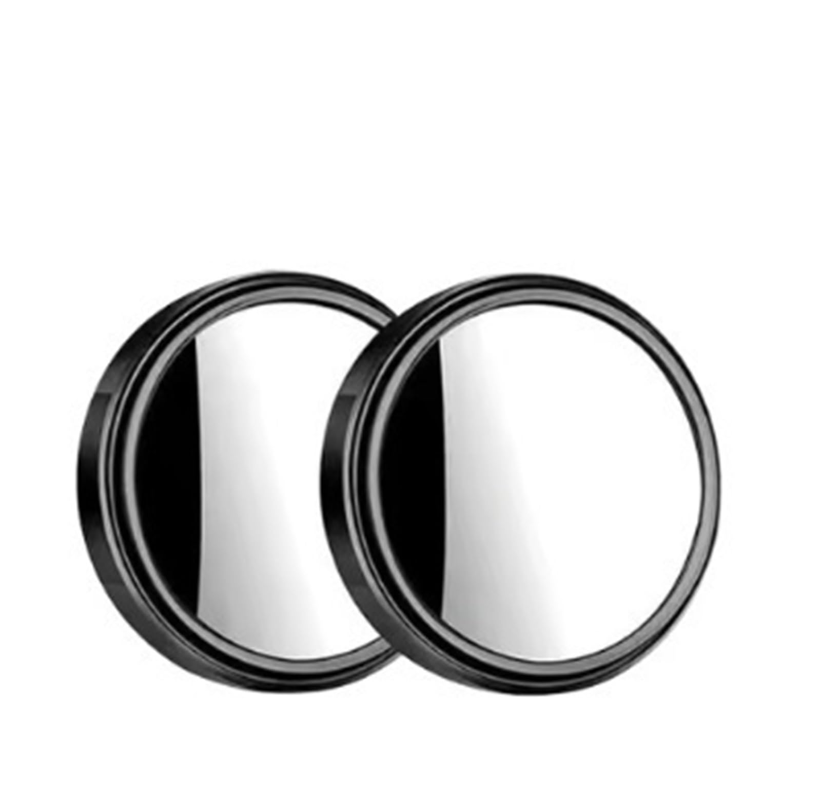 Accessori per auto Retrovisore per auto piccolo rotondo | Specchio per cecità visiva Specchio ausiliario impermeabile ad alta definizione a 360 gradi(Black)