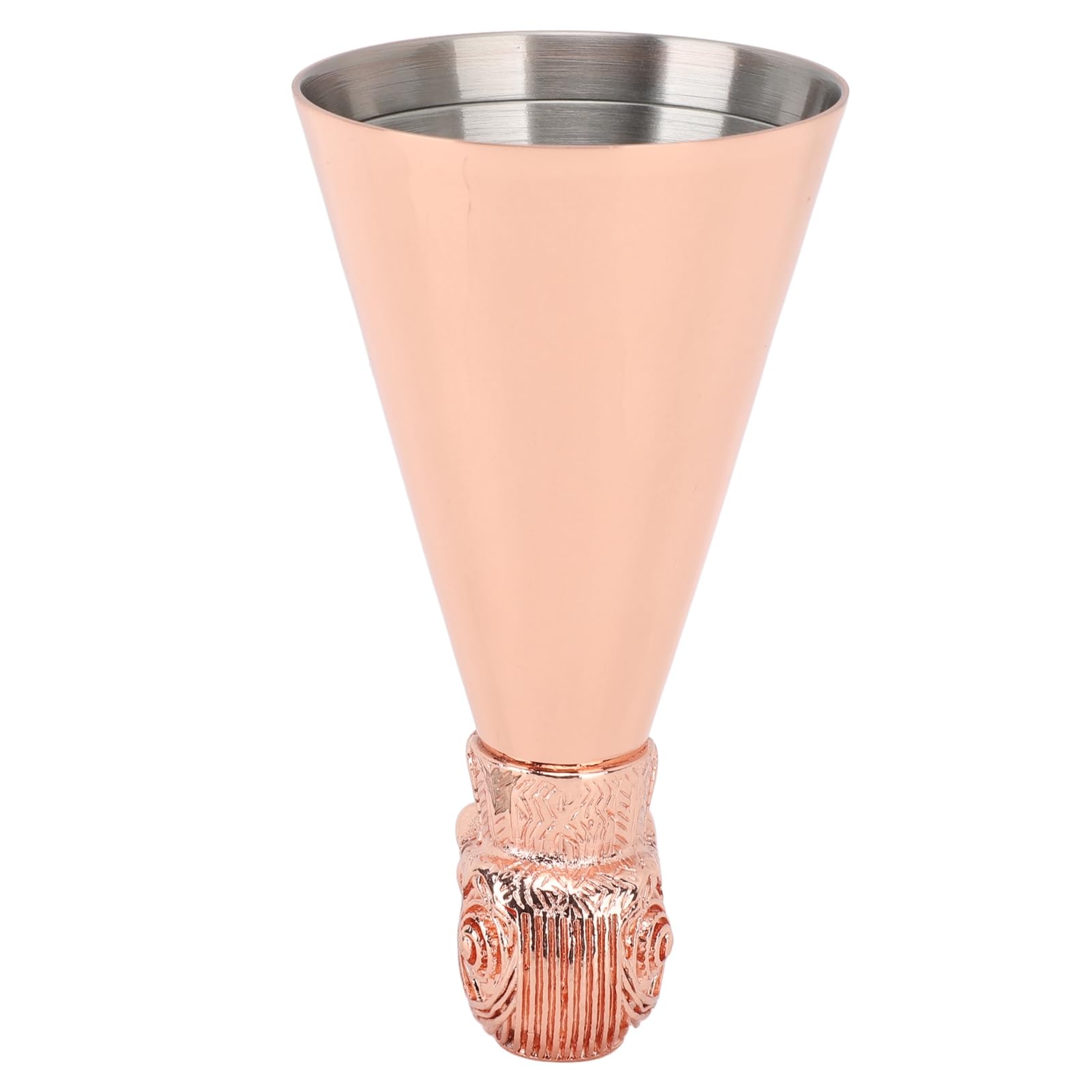 Doseur en acier inoxydable – Tasse à mesurer de style japonais pour cocktails, acier inoxydable 304 durable avec échelle transparente pour la maison et le barman professionnel