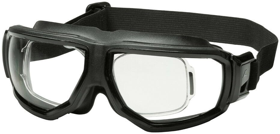 OnGuard Safety Eyewear OG 800 Black with Rx Adaptor Carrier Dust Droplet Shield
