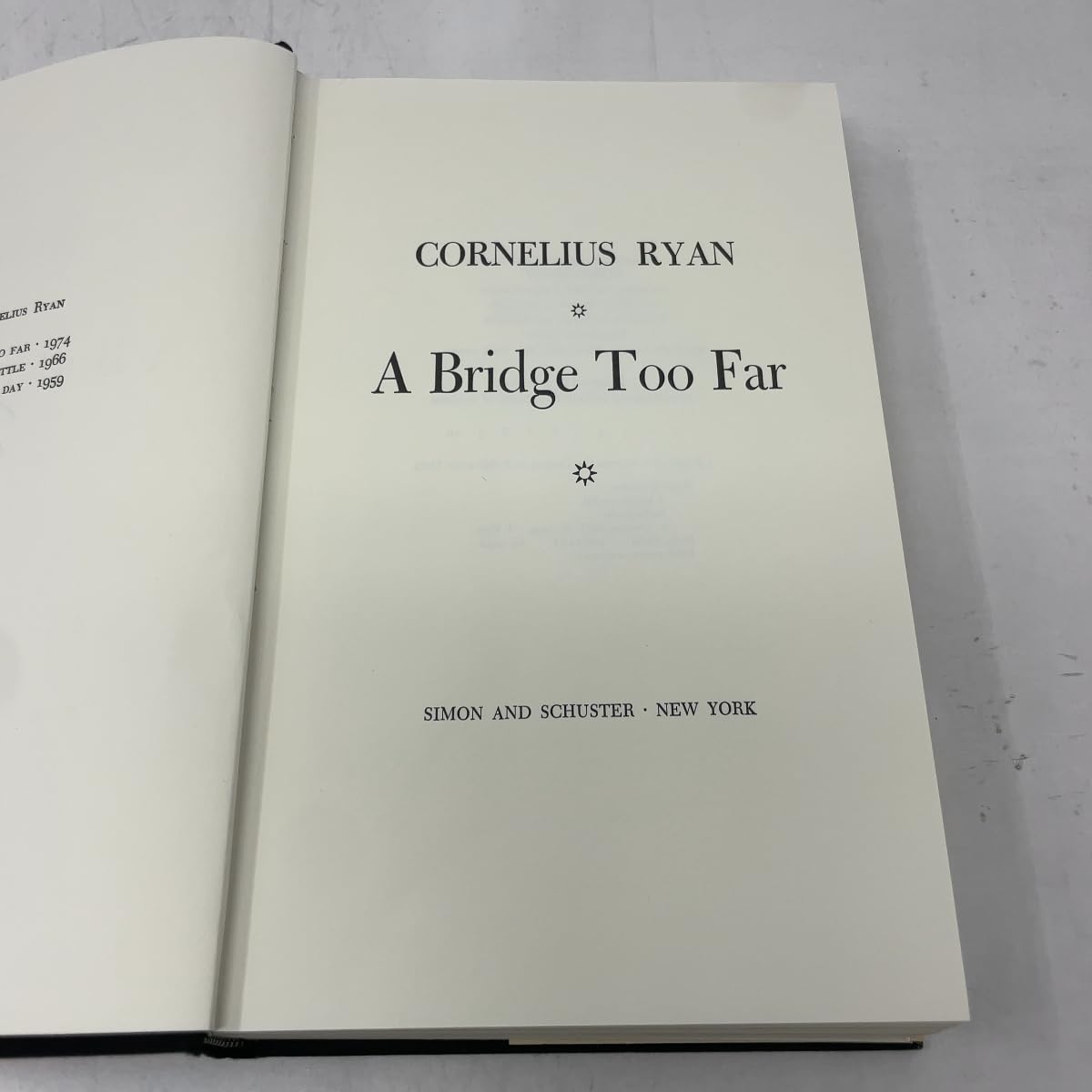 A Bridge Too Far