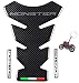 REVSOSTAR 5D Real Carbon Fiber, Fuel Gas Tank Protector, Tank Pad with Keychain for MONSTER 1000 S 1100 EVO 1200 R 400 600 620 695 696 750 796 797 800 821 900 S2R S4 S4RS Monster, 2 Pcs Per Set