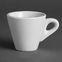 Olympia Y111 Whiteware Espresso Cup, Bianco (Confezione da 12)