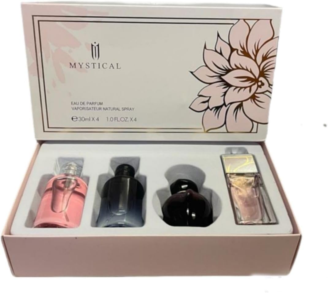 Mystical White Pink Flower Gift Perfume Set : Amazon.co.za: Beauty