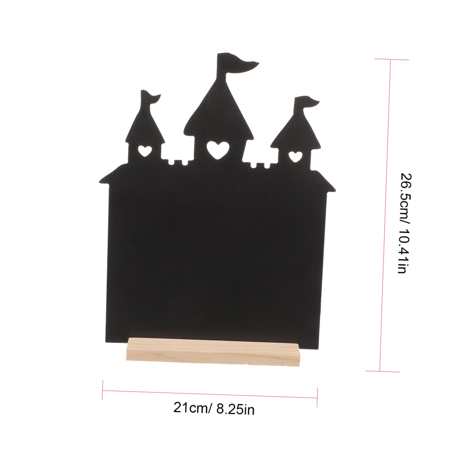 DOITOOL Small Chalkboard Sign Stand Wooden Chalkboard for Home Office Shop Birthday Decor