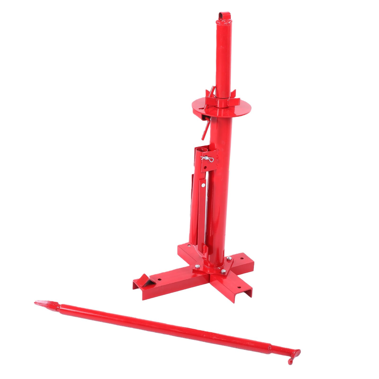 Cryfokt Cambiador Manual de Neumáticos, Herramienta Duradera para Destalonar para Facilitar el de Neumáticos para Automóviles, Camiones, Motocicletas, Rojo, 8-16 Pulgadas