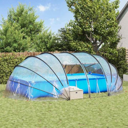Générique Dôme de Tente de Piscine Transparent 538 x 440 x 204 cm PVC,Maison & Jardin,Piscine & Spa,Accessoires pour piscines & spas,Bâches de piscines &...