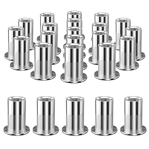 105 Pezzi Rivetti Filettati Alluminio M6 | Con Dadi E Scatola Portaoggetti | Per Fai Da Te E Mobili - Foto 10