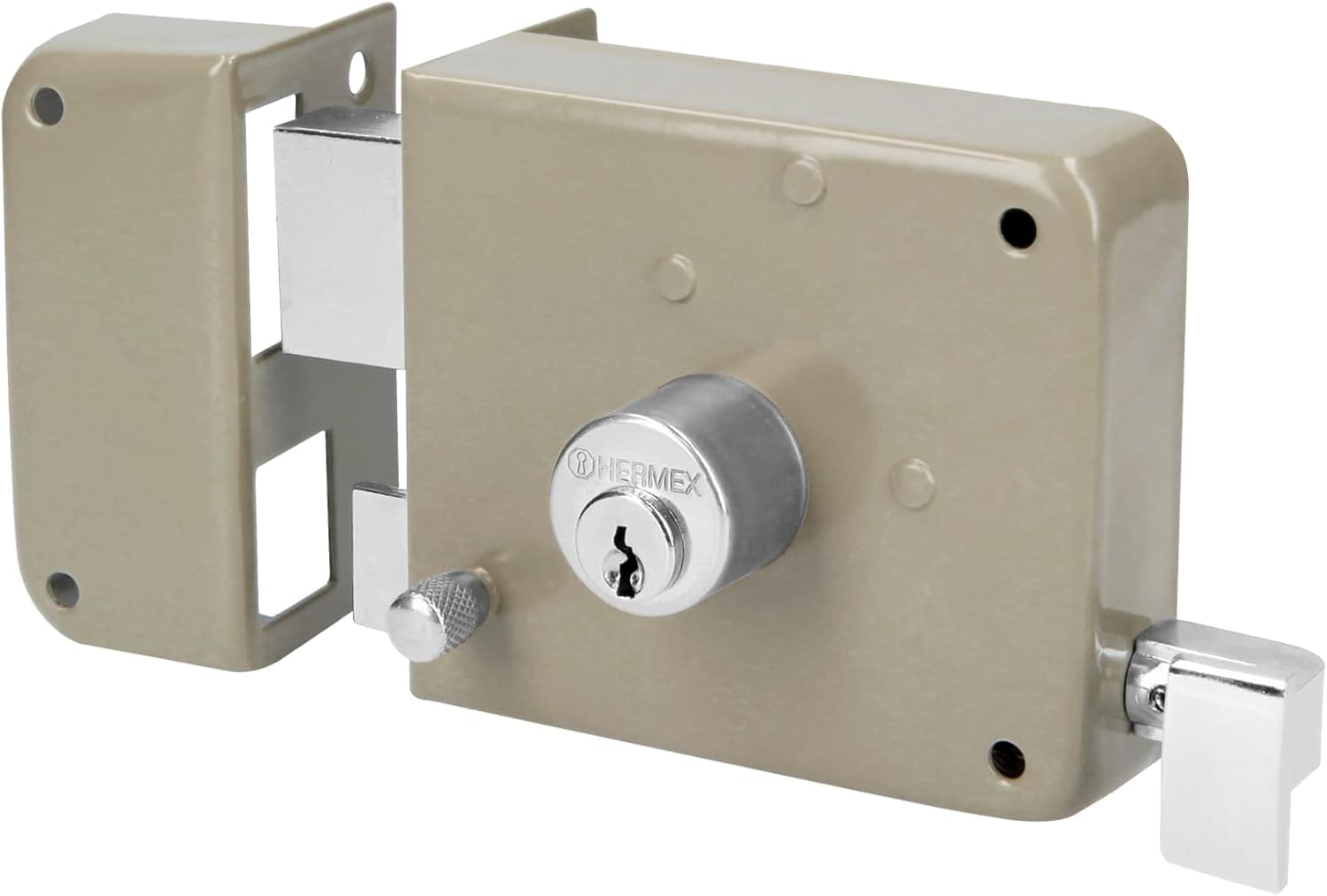 Superimpose lock, install-easy, left, blister, Hermex Basic