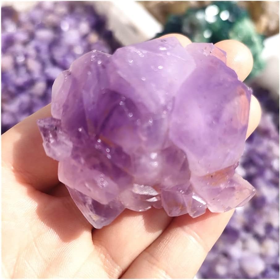 30-40mm Hot Natural Amethyst Clusters Amethyst Flower Stones and Crystals Gifts 1 pc Ornaments