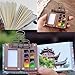 Tobios Watercolor Kit, Tobios mini Watercolor Paint Sets, Tobios Pocket Artist Watercolor Travel Set, Wooden Grid Paint Box for Painters Artists Students (B1)