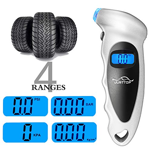 Justtop JUSTTOP-DTPG-SILVER Digital Tire Pressure Gauge thumb #2