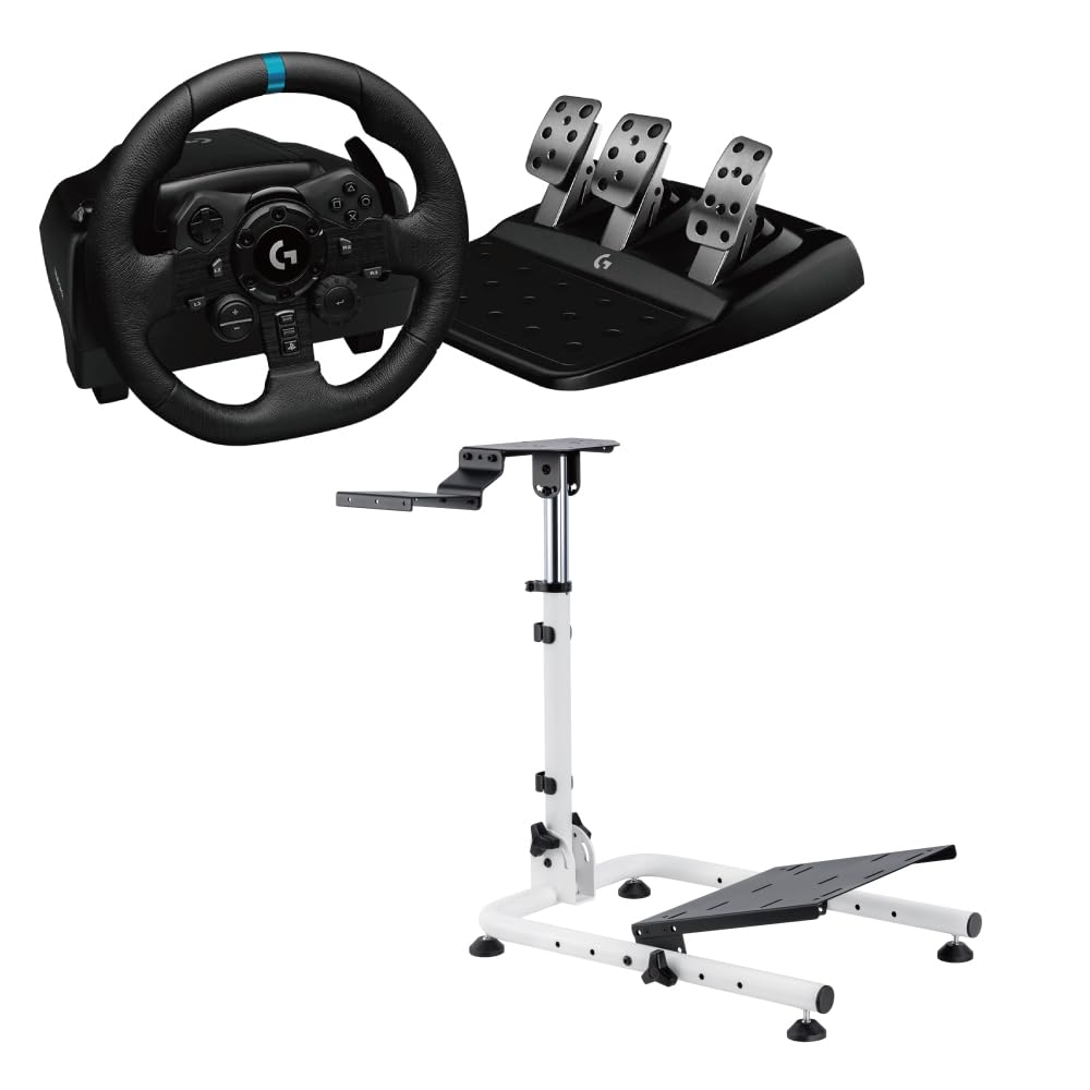 Amazon | NOWMODE LRS11 BS02 ホワイト Racing Wheel Stand + Logitech 
