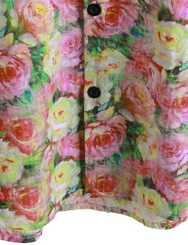 Image of VATPAVE Mens Casual Hawaiian Floral Shirts Short Sleeve Button Down Tropical Shirts Beach Summer Shirts