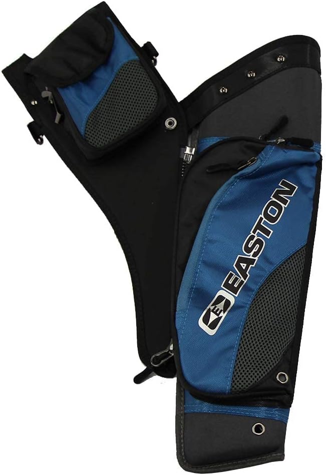 Easton Deluxe Takedown Hip Quiver with Belt Blue RH