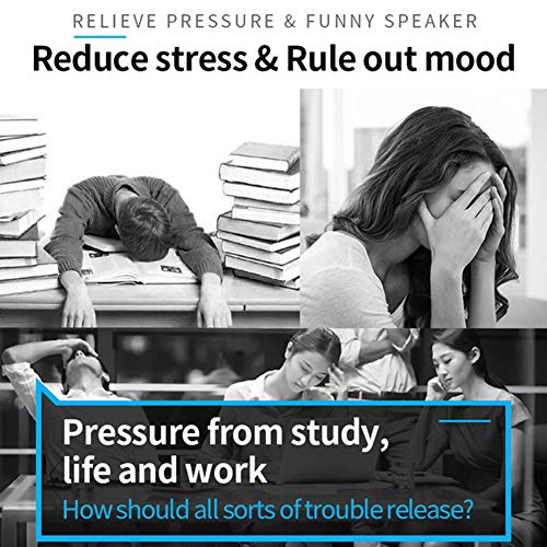 Z-XFY Smart LED Light Speaker,Audio Decompression Artifact Interactive Toy Entertainment Funny Sandbag Colorful Light 5.0 Bluetooth Suitable for Home Office