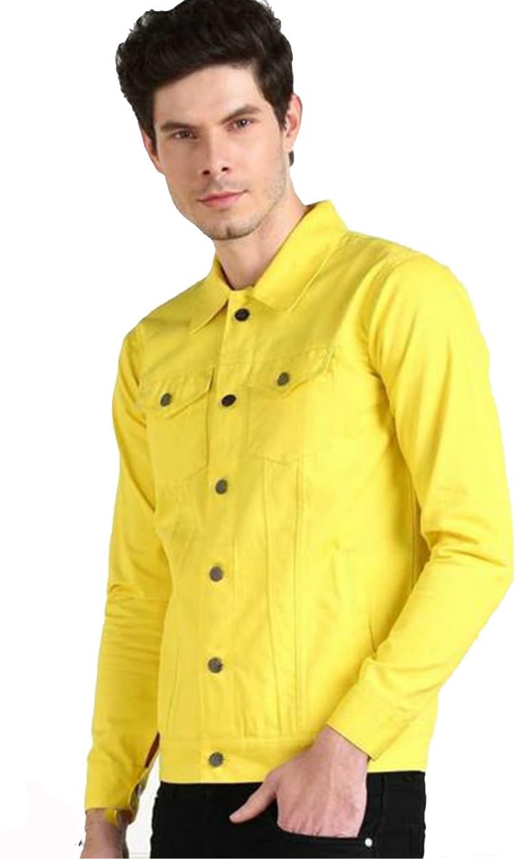 Men's Regular Fit Washed Full Sleeve Denim Jacket.-picture-14